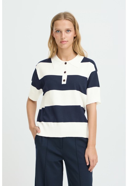 IHLULS Pullover WIDE TOTAL EC WHITE STRIPE