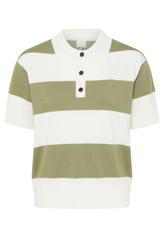 IHLULS Pullover WIDE IGUANA WHITE STRIPE