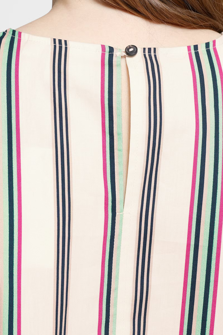 IHLEANNA Blouse Multi Stripe / White