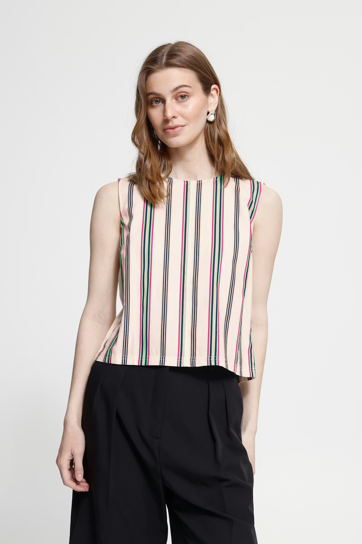 IHLEANNA Blouse Multi Stripe / White