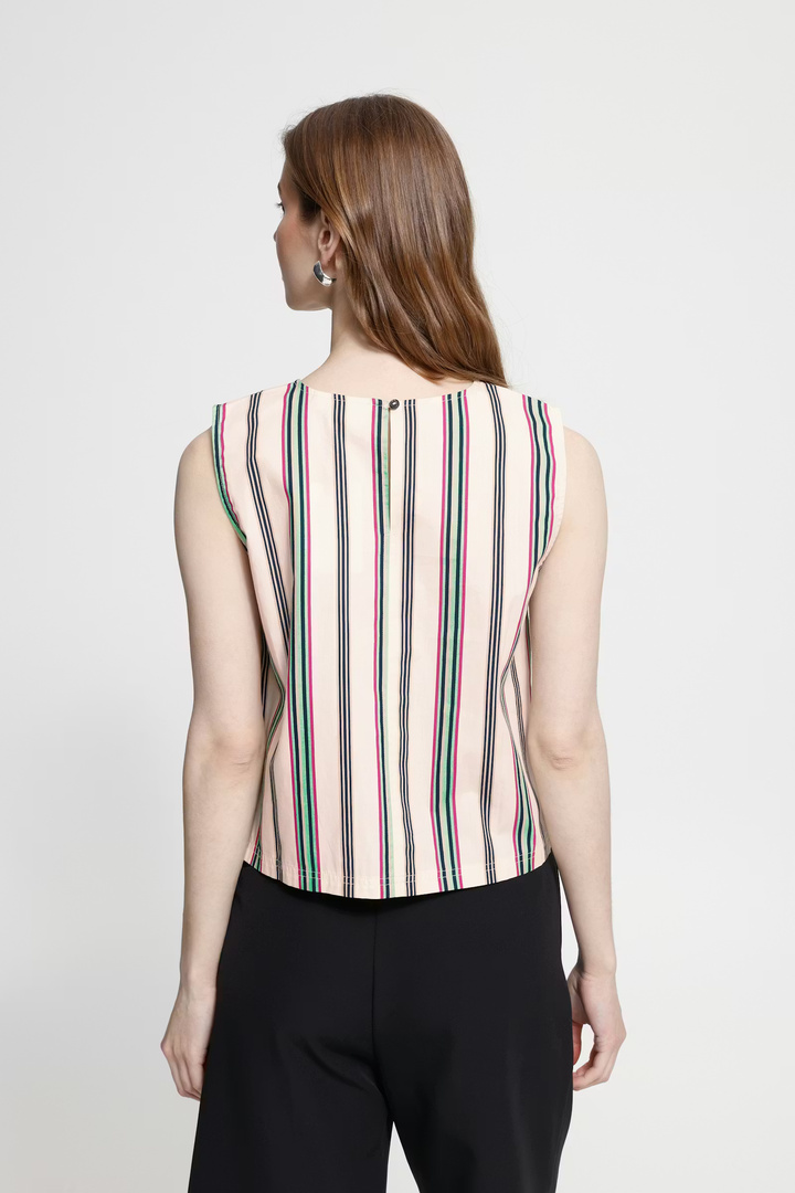 IHLEANNA Blouse Multi Stripe / White