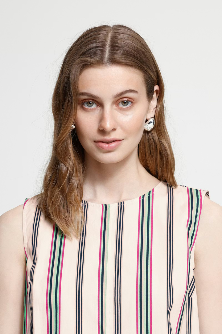 IHLEANNA Blouse Multi Stripe / White