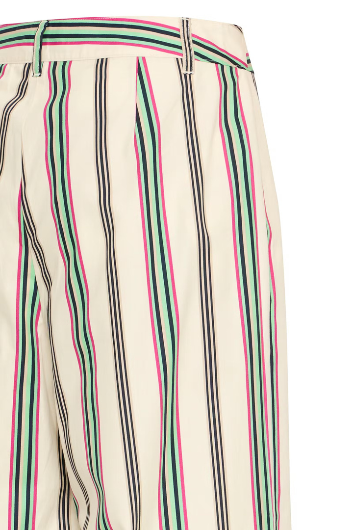 IHLEANNA Pants Multi Stripe / White