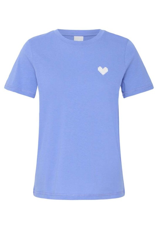 IHCAMINNA T-shirt Wedgewood /Cloud Dancer