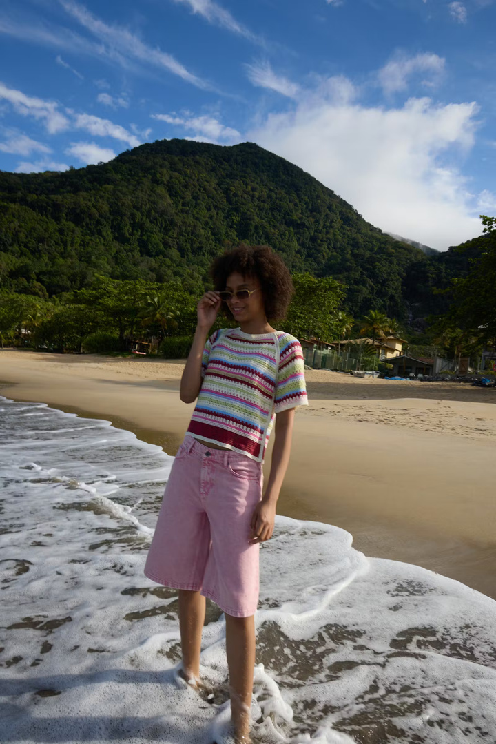 IHKIRSTEN Bermuda shorts Wild Orchid / Pink