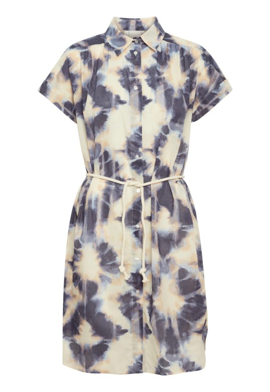 IHEMMERETTA DRESS TIE DYE AOP