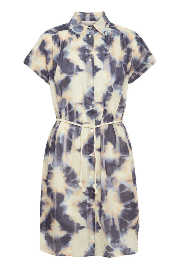 IHEMMERETTA DRESS TIE DYE AOP