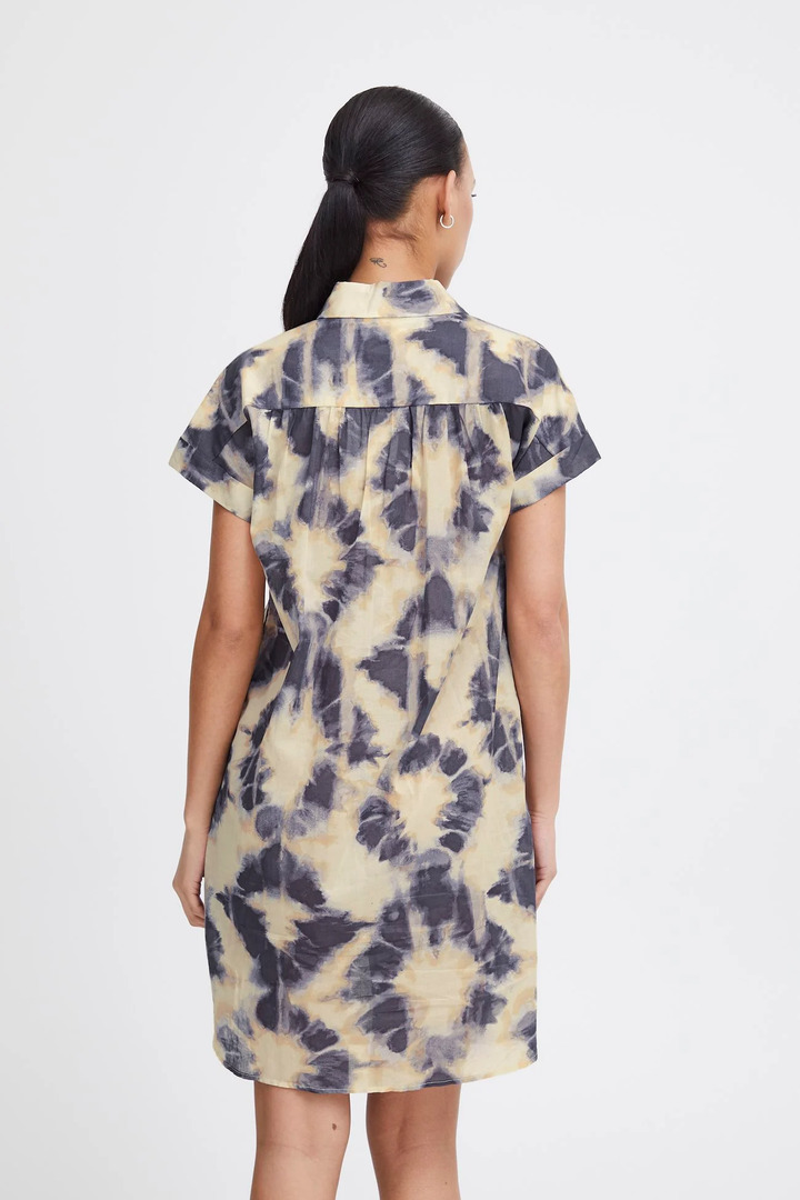 IHEMMERETTA DRESS TIE DYE AOP