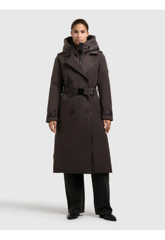 Coat ELENA2 MOODY PLUM