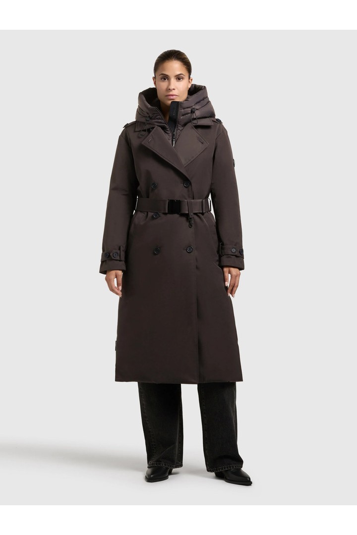 Coat ELENA2 MOODY PLUM