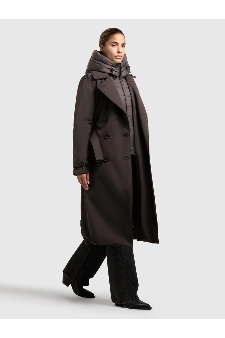 Coat ELENA2 MOODY PLUM