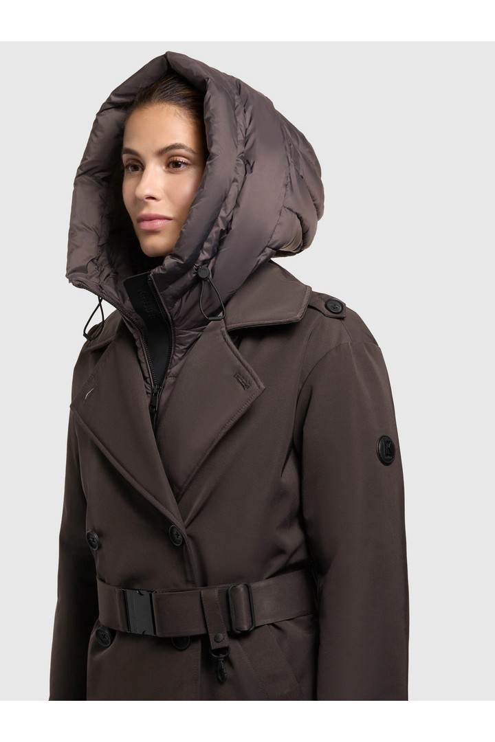 Coat ELENA2 MOODY PLUM