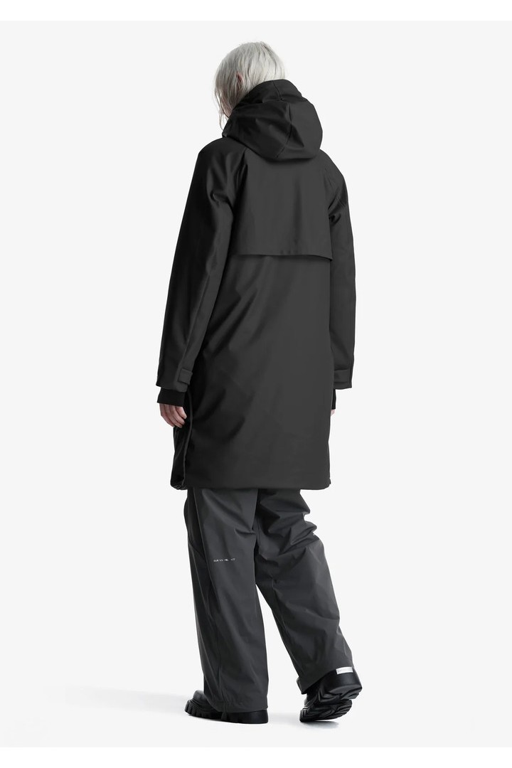 MENTAT PADDED RAINCOAT WITH WELDED SEAMS QW496-1 BLACK