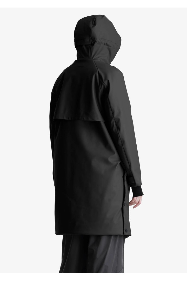 MENTAT PADDED RAINCOAT WITH WELDED SEAMS QW496-1 BLACK