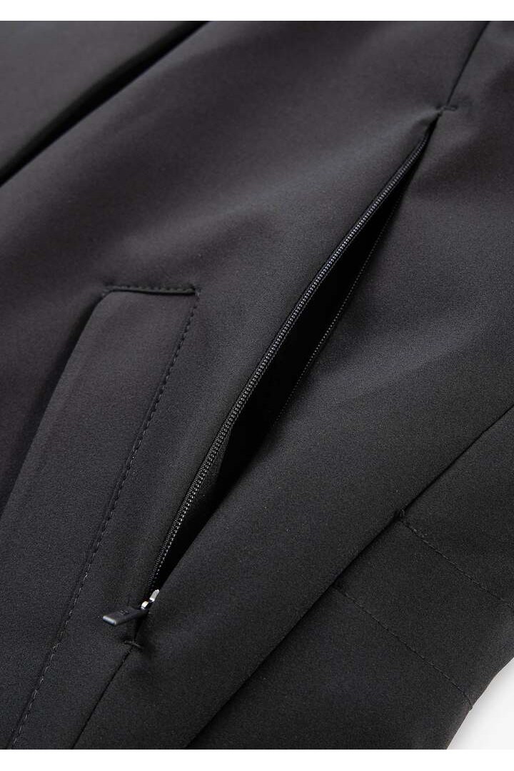 GAIA Technical Fabric Long Parka Black