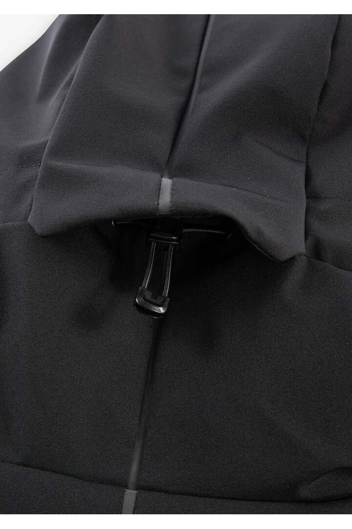 GAIA Technical Fabric Long Parka Black
