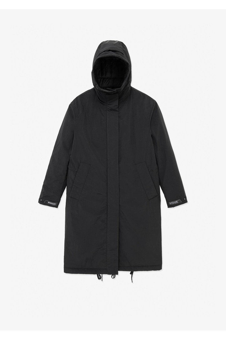SCHORL Long Parka Black