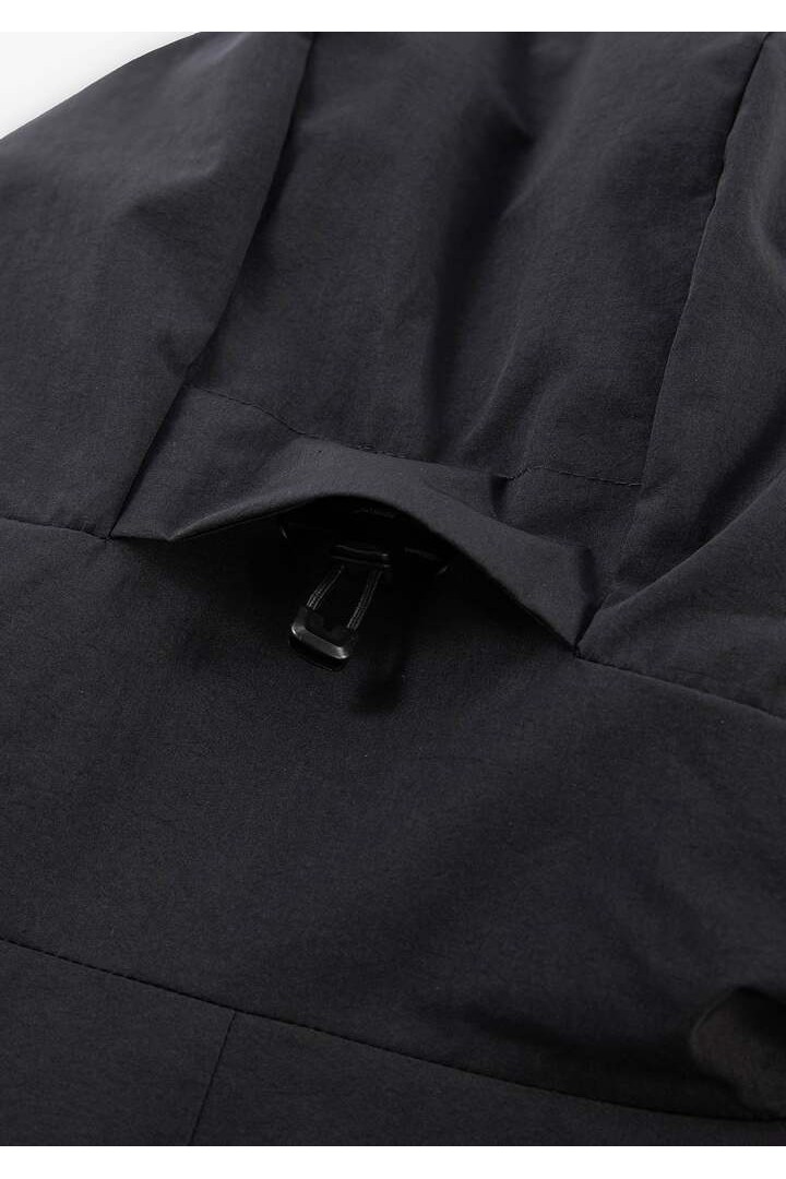 SCHORL Long Parka Black