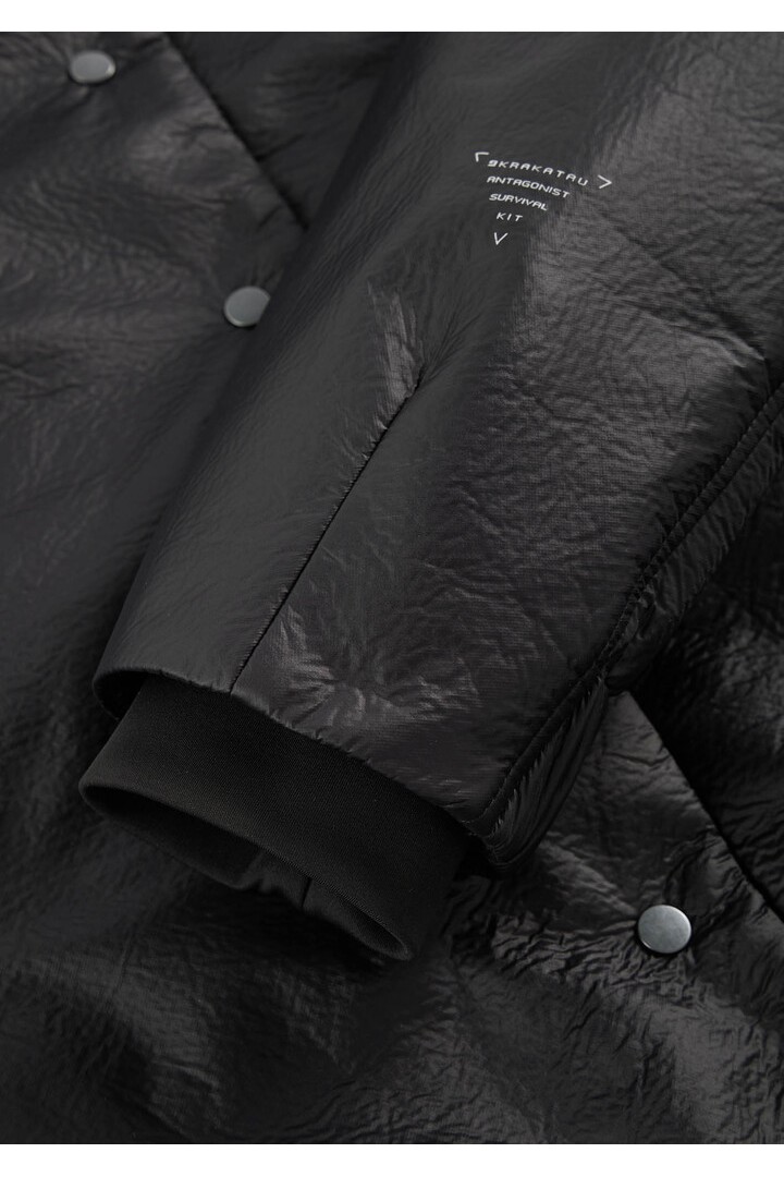 Theta faux leather bomber Black