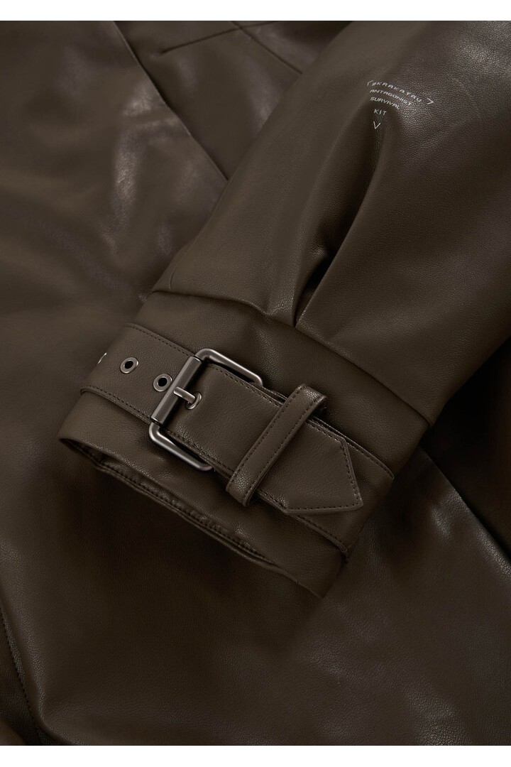 Narwura Faux Leather Dark Fossil