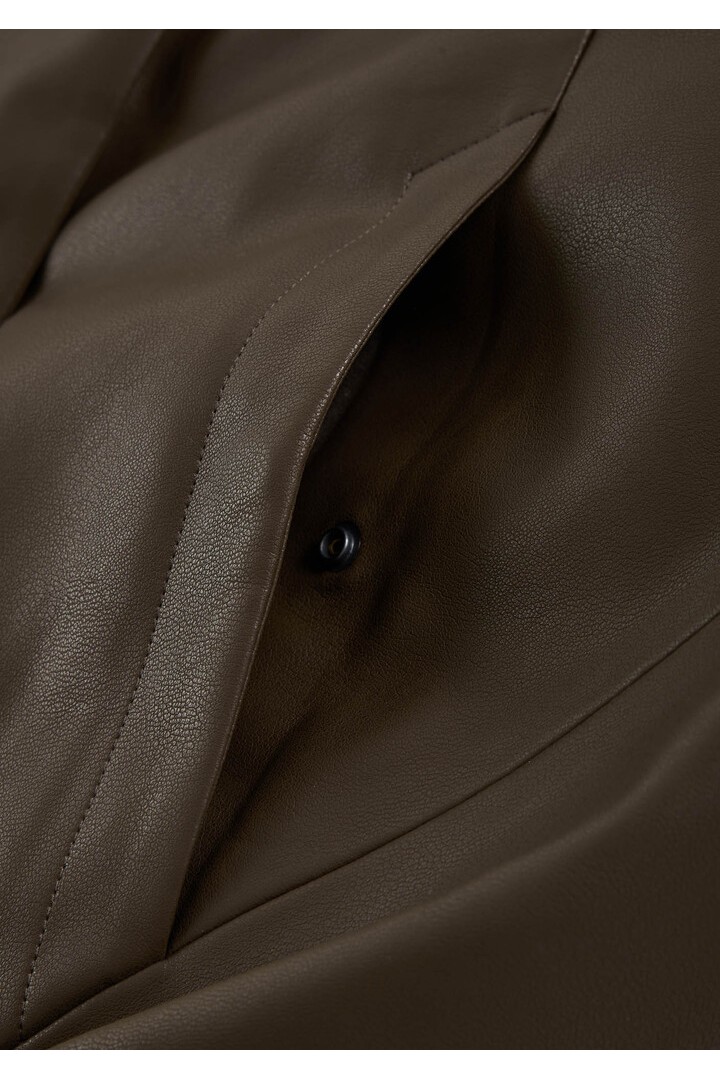 Narwura Faux Leather Dark Fossil