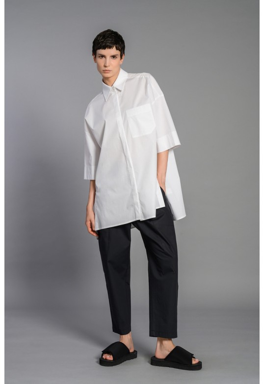 ASADA COTTON SHIRT WHITE
