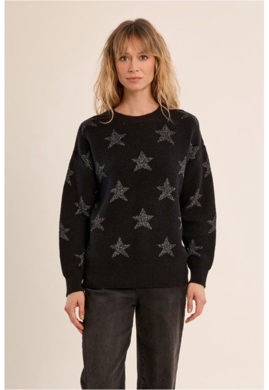 Knitted Sweater, Starry Black