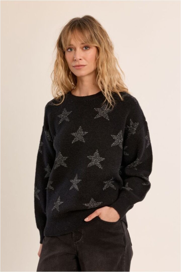 Knitted Sweater, Starry Black