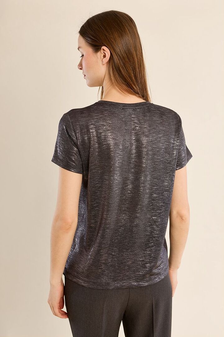 Metallic T-Shirt Gun Metal