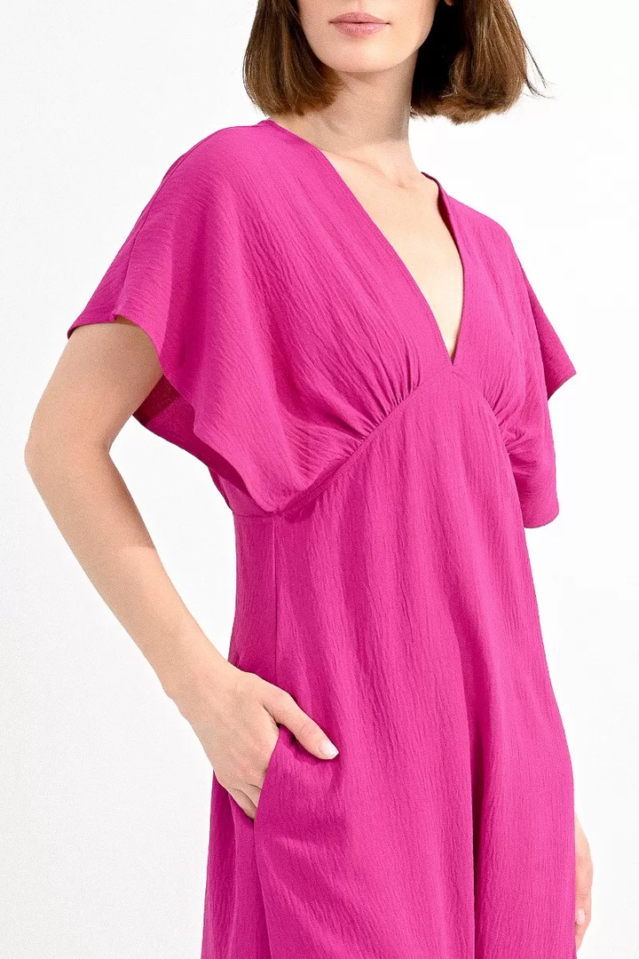 CAP SHOULDER DRESS PURPLE