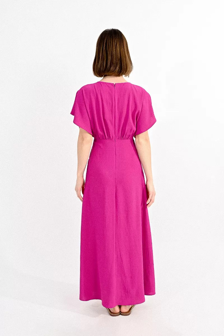 CAP SHOULDER DRESS PURPLE