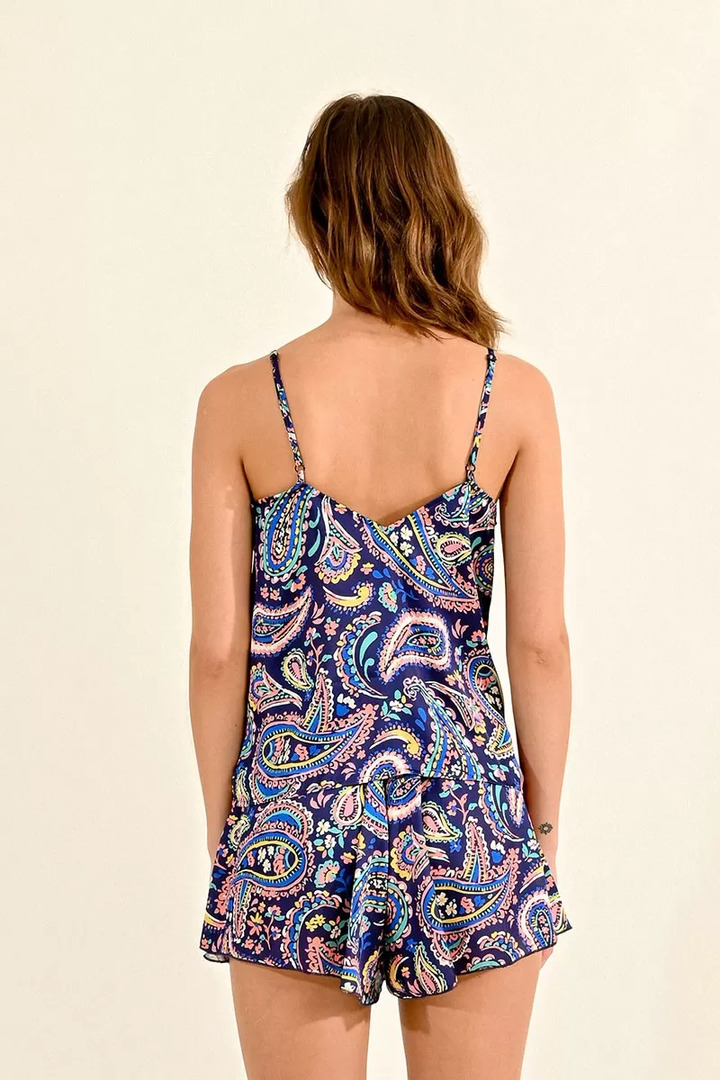 PAISLEY CAMISOLE NAVY SACHA