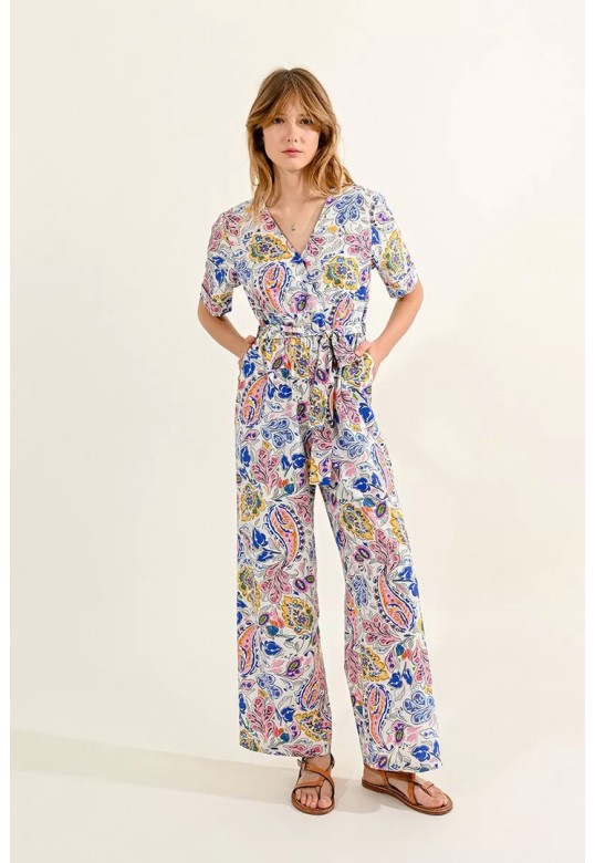 PRINTED JUMPSUIT OFFWHITE LYDIA