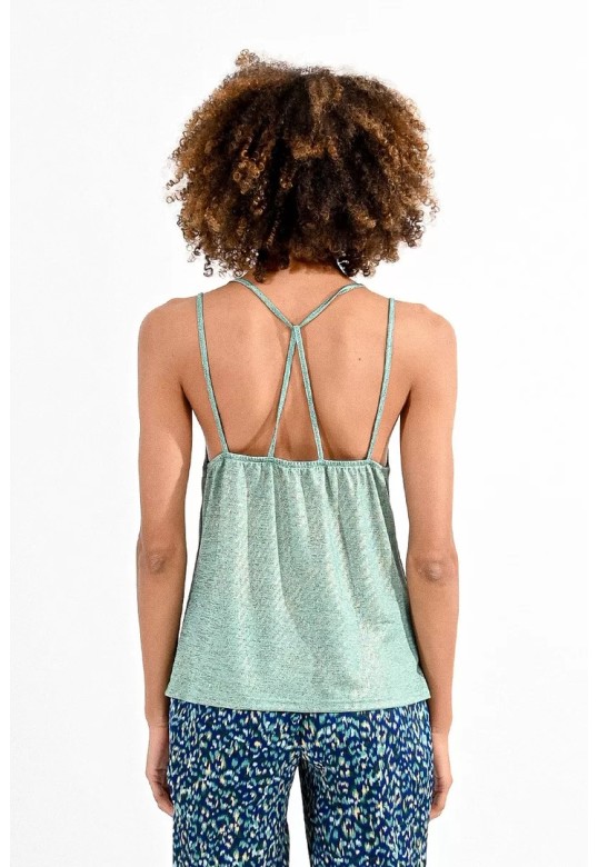 SOFT CAMISOLE PERLY EMERALD GREEN