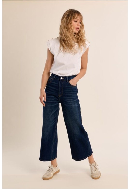 Wide-leg denim, cropped fit Brut Denim 