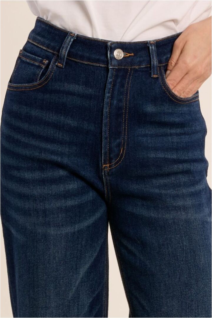 Wide-leg denim, cropped fit Brut Denim 