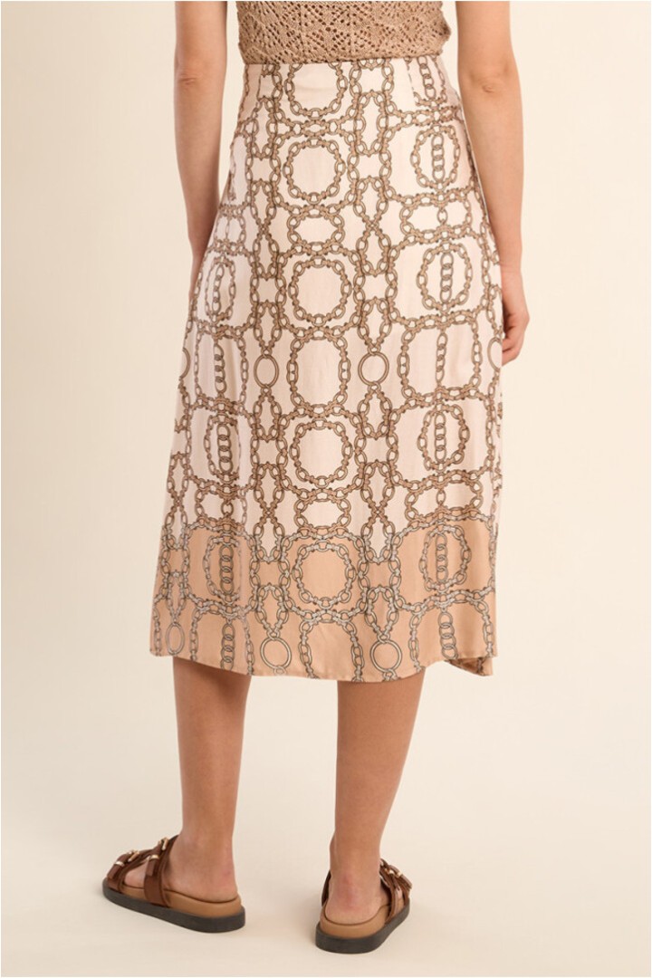 Printed midi skirt Offwhite Diane