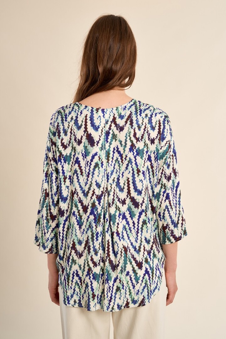 Graphic print  Blue Camille