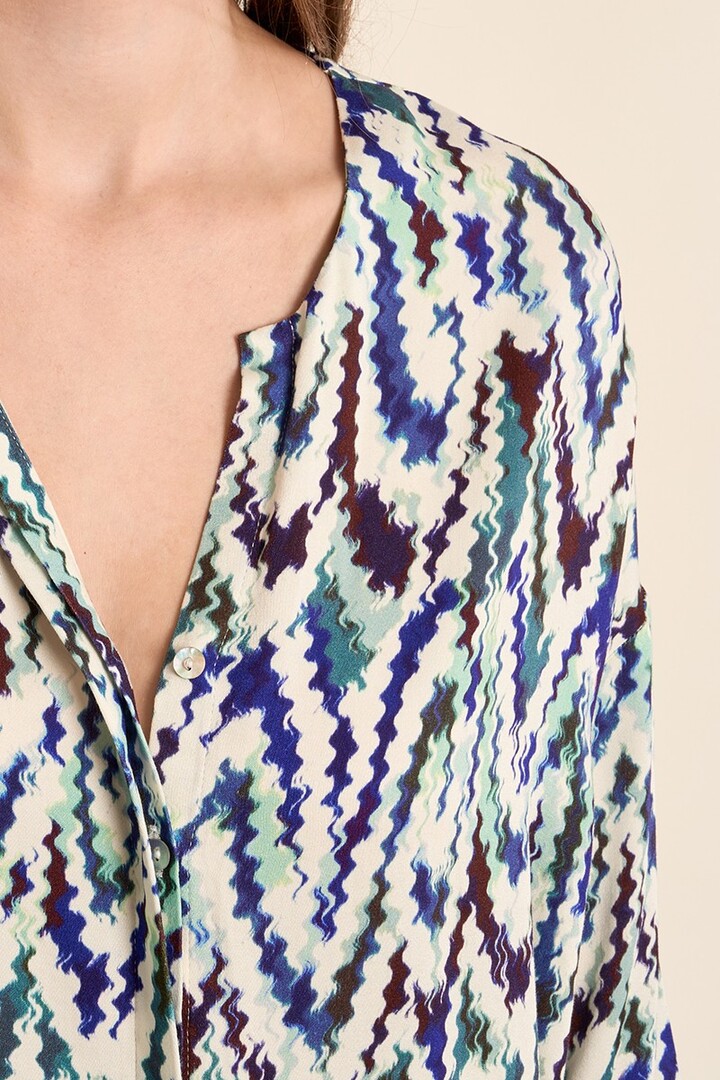 Graphic print  Blue Camille