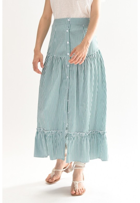 LONG SKIRT WITH STRIPES