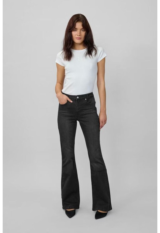 36 THE DEKOTA HIGH BOOTCUT Black Wash