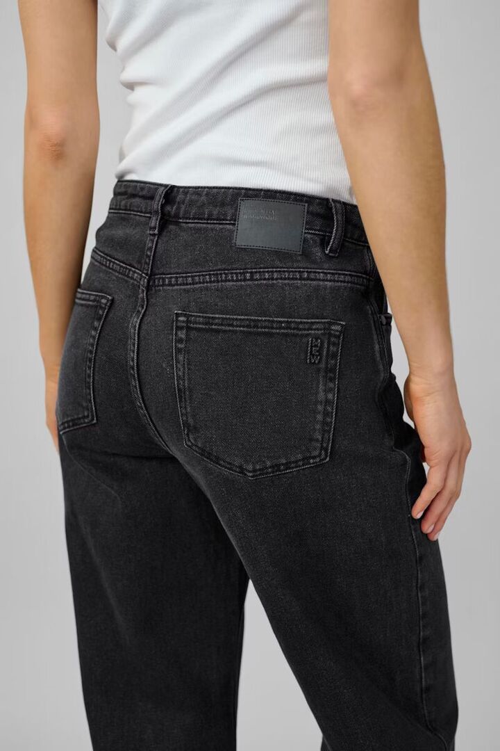 05 THE LOUIS HIGH WIDE Black Retro Wash