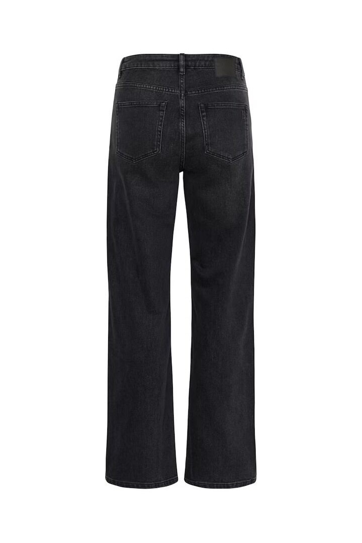 05 THE LOUIS HIGH WIDE Black Retro Wash