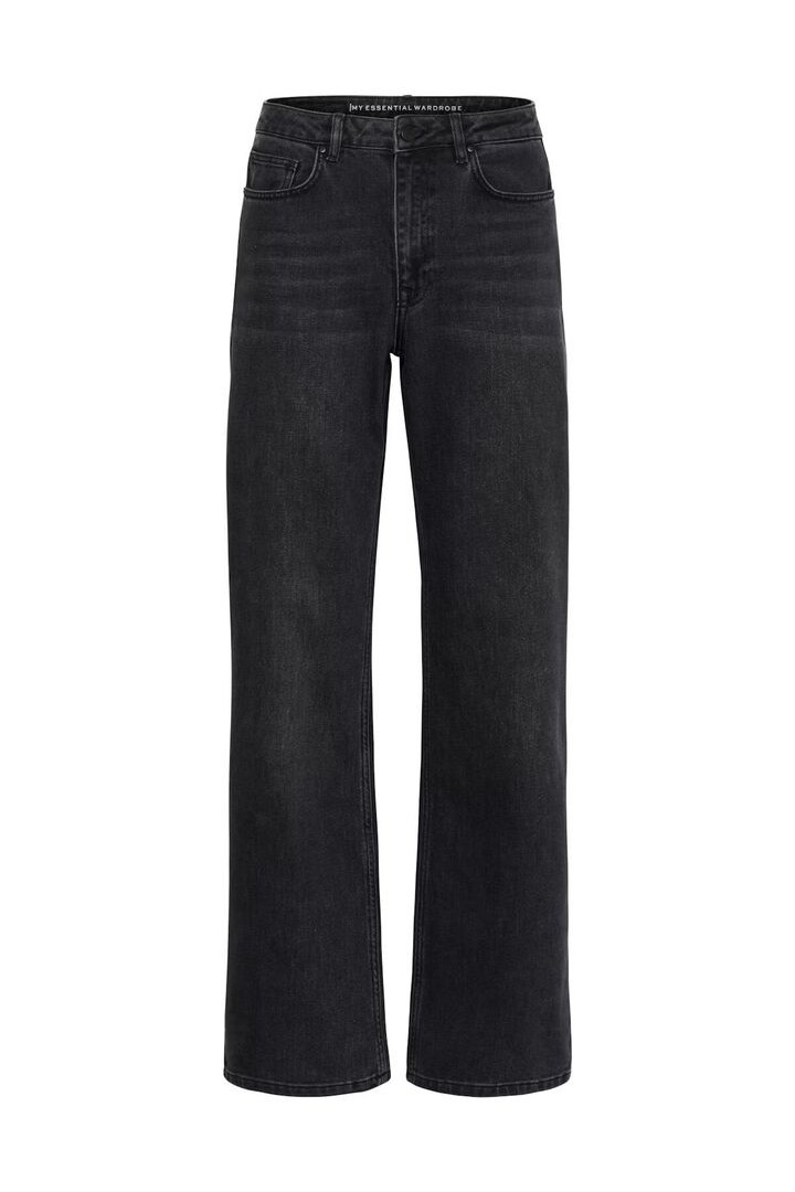 05 THE LOUIS HIGH WIDE Black Retro Wash