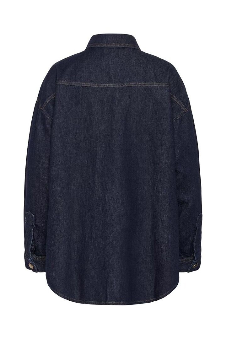 MaloMW Casual jacket Dark Blue Un-Wash