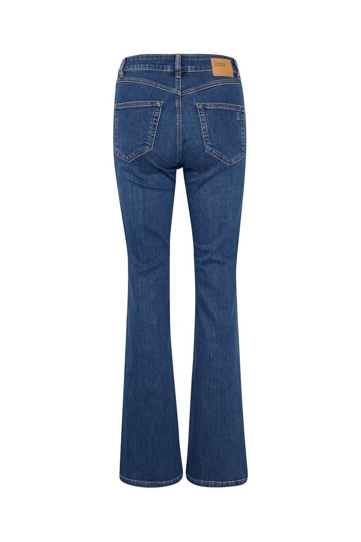 36 THE DEKOTA HIGH BOOTCUT  Medium Blue Wash