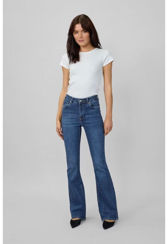 36 THE DEKOTA HIGH BOOTCUT  Medium Blue Wash