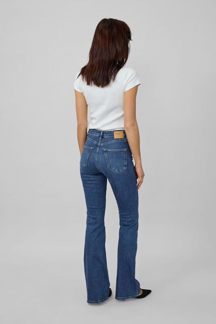 36 THE DEKOTA HIGH BOOTCUT  Medium Blue Wash