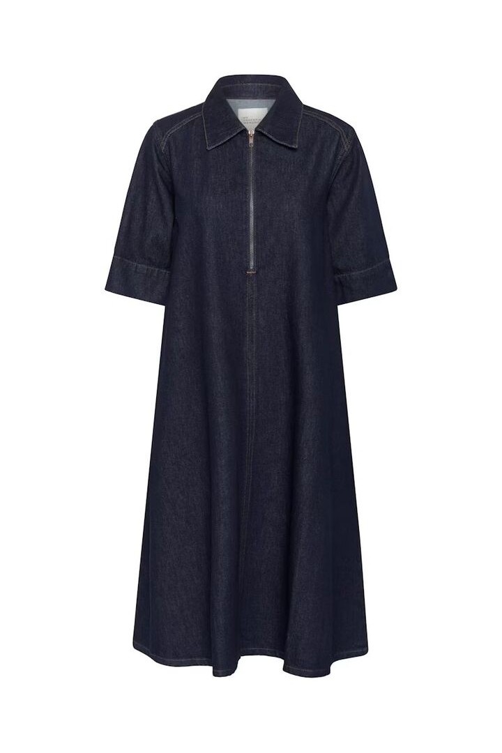 MaloMW Dress Dark Blue Un-Wash