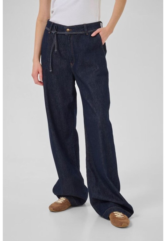 MWCleo Mid Wide  Dark Blue Un-Wash